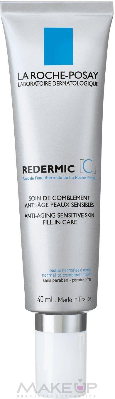 Антивозрастной уход комплексного действия для нормальной и комбинированной чувствительной кожи лица - La Roche-Posay Redermic С Anti-Ageing Sensitive Skin Fill-In Care - Normal to Combination Skin